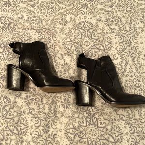 Black heeled booties. Great condition. Size 6